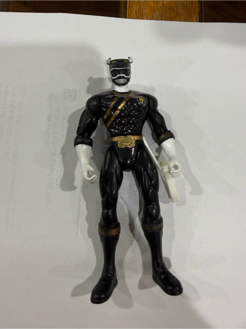Power Rangers Wild Force Black Ranger 5.5” Action Figure 2001 Wild Pack Special
